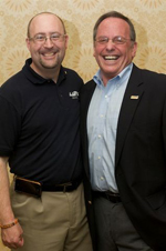 Bruce E. Williams, DPM, Immediate Past President and David M. Davidson, DPM, President