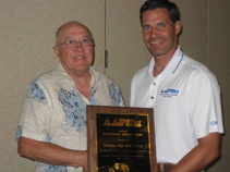 This is Dr. William Van Pelt receives AAPSM Outstanding Service Award in Hawaii